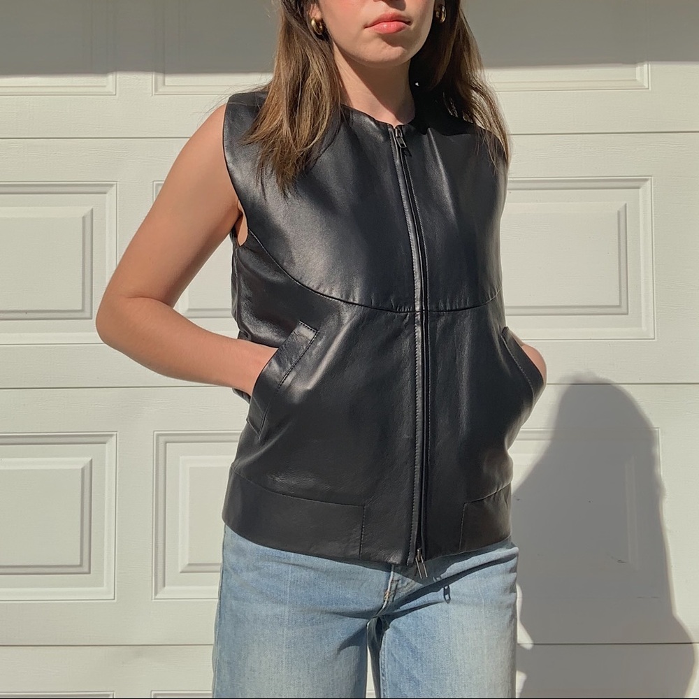 NWT Maison Margiela leather vest - Picture 2 of 5